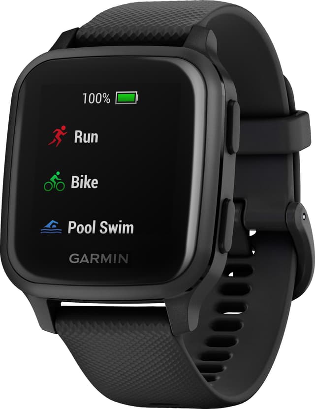 Garmin Venu Sq Music Edition smartklokke (sort) - Elkjøp