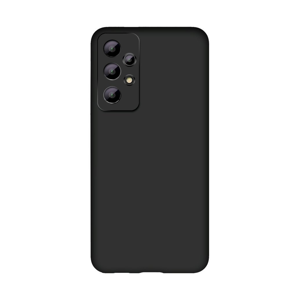 Samsung Galaxy A52 | A52 5G Flytande silikonskydd mobilskal- Black