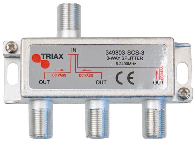 Triax 3-vägs Fördelare Sat