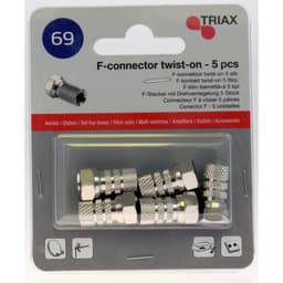 Triax F-liitin 5 kpl