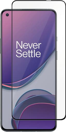 Panzer Full-Fit OnePlus 9 skjermbeskytter (sort)