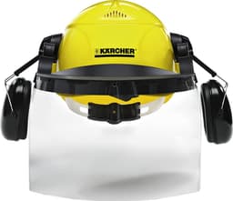 Kärcher vernehjelm med visir og øreklokker