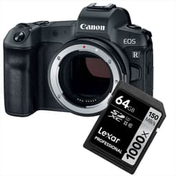 Canon EOS R Hus  Adapter og minnekort