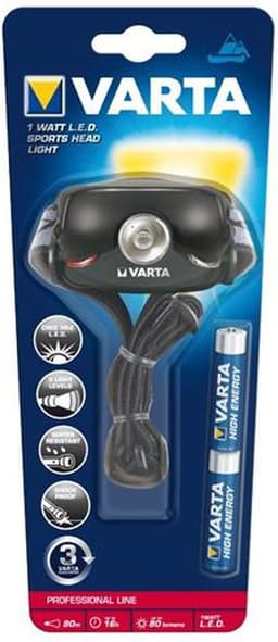 Varta otsalamppu1 Watt