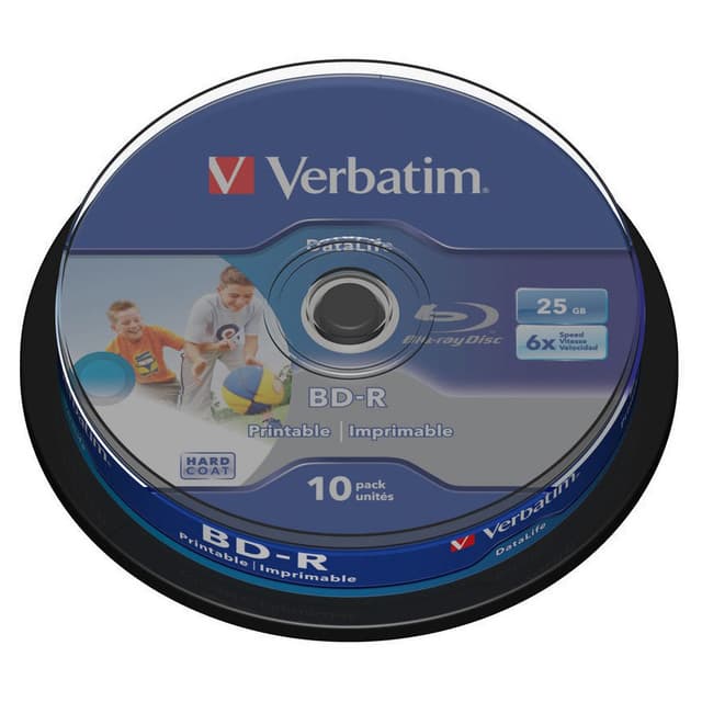 Verbatim spindel BD-R 6x, 10-pack