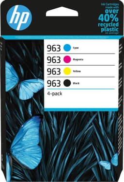 HP 963 blekkpatroner kombo-pakke (CMYK)
