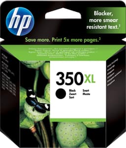 HP 350XL - Højtydende - sort - original - blækpatron