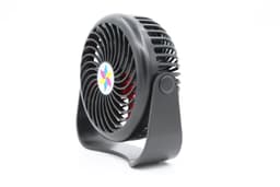 Bordsfläkt uppladdningsbar 3 hastigheter Svart