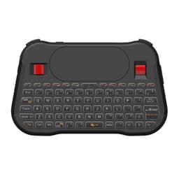 Trådløst PRO mini-tastatur 2.4G LED med Touchpad Black