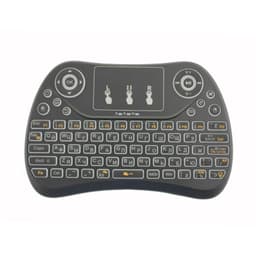 Trådlöst minitangentbord LED 2.4GHz med Touchpad Grå