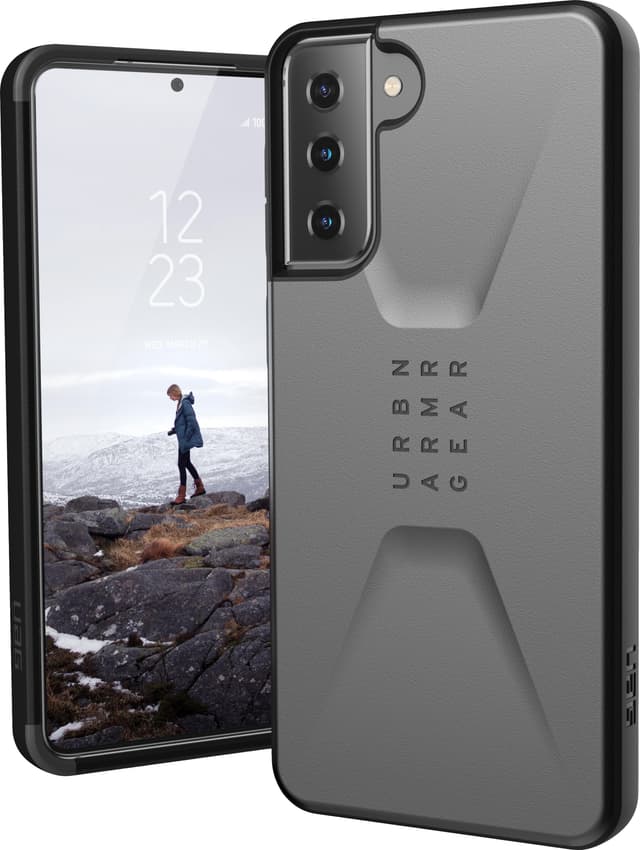 Samsung Galaxy S21 Plus Cover Civilian Sølv