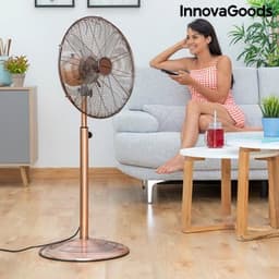 Stående fläkt copper retro innovagoods ø 40 cm 55w