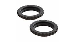 AR330514 Shock Collar Aluminum Black (2pcs)