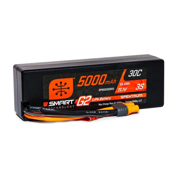 3s  5000mAh - 30C - Spektrum LiPo HC G2 IC3