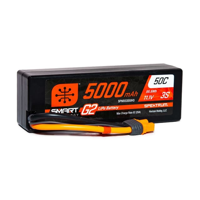 3s  5000mAh - 50C - Spektrum LiPo HC G2 IC3