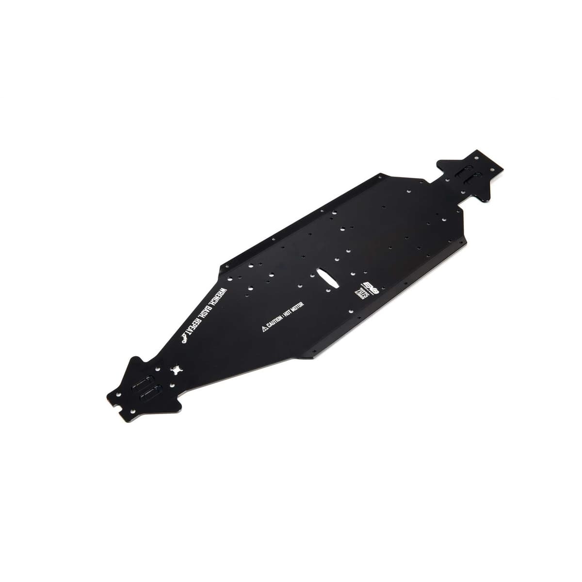 ARRMA Aluminum Chassis CNC 7075 T6 LWB, Black - Model ARA320570 for EXB main image 1