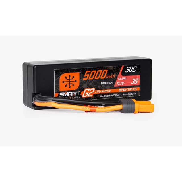 3s  5000mAh - 30C - Spektrum LiPo HC G2 IC5