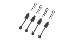 AR390178 Body Clip Retainer 1/8 Scale Black