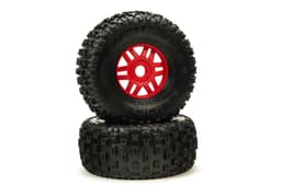 ARA550065 dBoots Fortress Tire Set Red (2pcs)