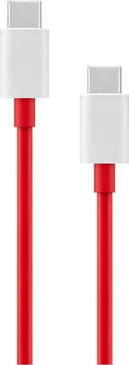 OnePlus Warp Charge 65 USB-C til USB-C kabel 150cm (rød/hvid)
