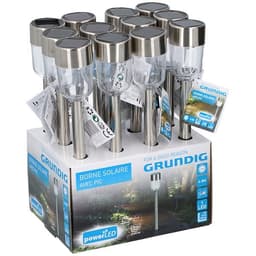 LED-stolpe med solceller