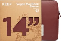 KEEP Apple Peel 14" sleeve til bærbar computer (rød)