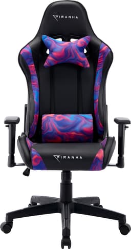 Piranha Bite gamingstol (trippy design)