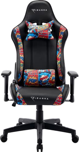 Piranha Bite gaming stol (comic book design)