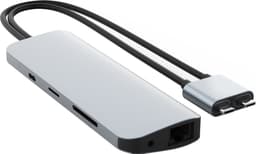HyperDrive VIPER 10-i-2 USB hub (sølv)