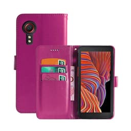 Lompakkokotelo 3-kortti Samsung Galaxy Xcover 5  - pinkki