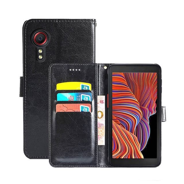 Lompakkokotelo 3-kortti Samsung Galaxy Xcover 5  - musta