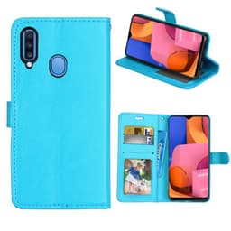 Mobil tegnebog 3-kort Samsung Galaxy A20s  - Lyseblå