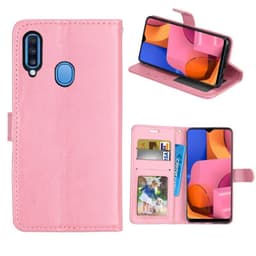 Lompakkokotelo 3-kortti Samsung Galaxy A20s  - vaaleanpunainen