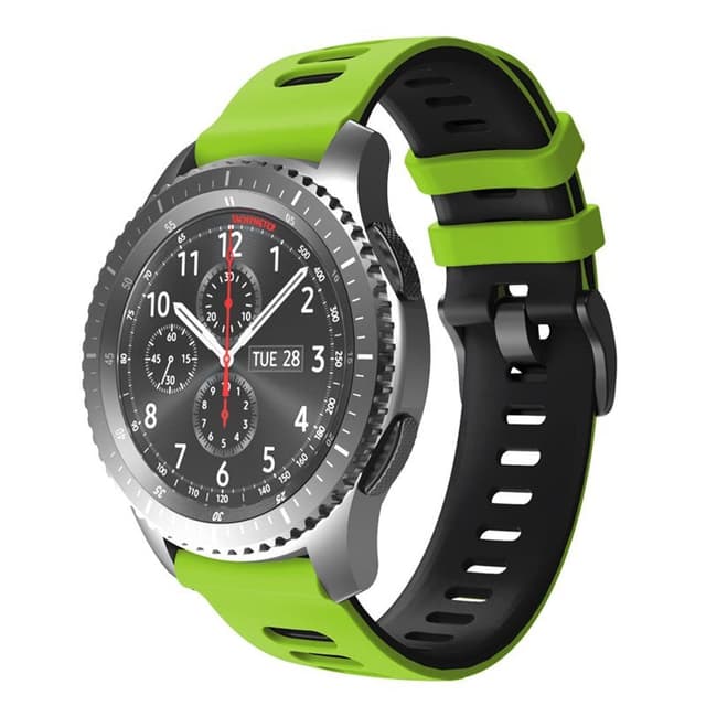 Twin Sport Rannekoru Armband Samsung Galaxy Gear S3 - Lime/musta
