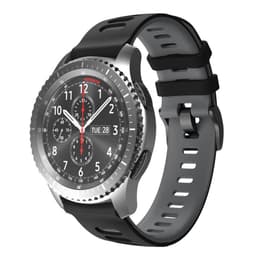Twin Sport Armband Samsung Galaxy Gear S3 - Svartgrå