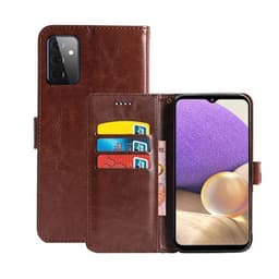 Lompakkokotelo 3-kortti Samsung Galaxy A32 5G  - ruskea