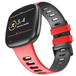 Twin Sport armbånd Fitbit Versa 3 - Rød/svart