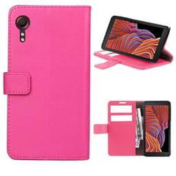 Mobilplånbok 2-kort Samsung Galaxy Xcover 5  - Rosa