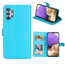 EZO Lompakkokotelo 3-kortti Samsung Galaxy A32 5G  - Vaaleansininen