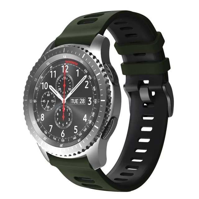 Twin Sport Armband Samsung Galaxy Gear S3 - Grön/svart