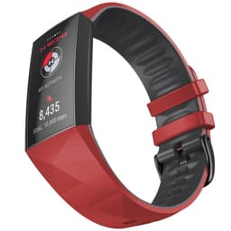 Twin Sport Rannekoru Armband Fitbit Charge 4- Punamusta
