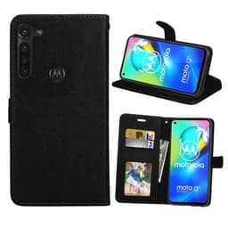 Mobil tegnebog 3-kort Motorola Moto G8 Power  - sort