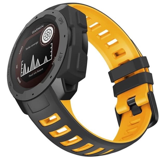 Twin Sport Armbånd Garmin Instinct - Sort/gul