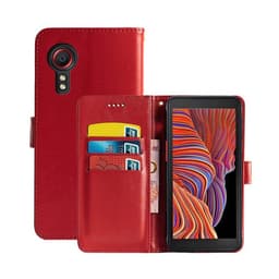 Wallet Cover 3-kort Samsung Galaxy Xcover 5  - rød