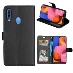 Mobil tegnebog 3-kort Samsung Galaxy A20s  - sort