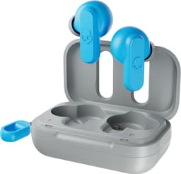 Skullcandy Dime True Wireless hörlurar (ljusgrå/blå)
