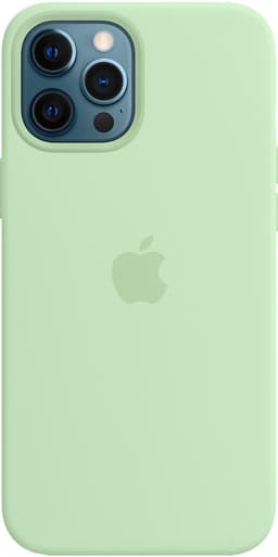 iPhone 12 Pro Max MagSafe silikoninen suojakuori (pistaasi)