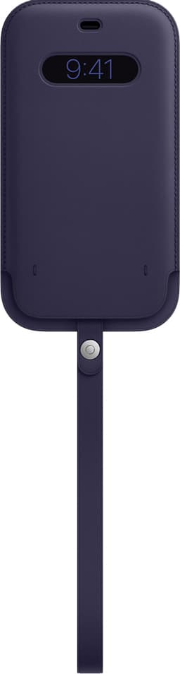 iPhone 12 Pro Max MagSafe nahkatasku (violetti)