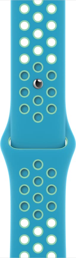 Apple 44 mm Nike Sport ranneke (Chlorine Blue/Green Glow)