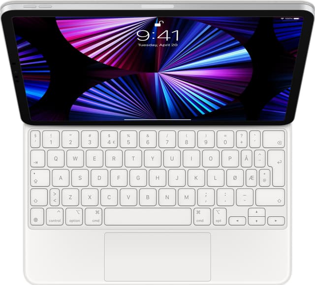 Apple Magic Keyboard for iPad Pro/Air 11-tommer (NO) (hvit)